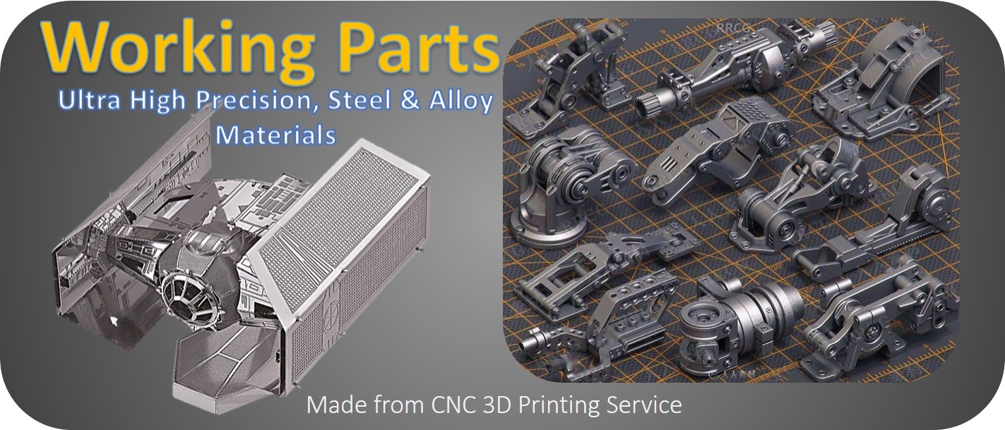 Working Parts in Real-time Materials and Precision Tolerances